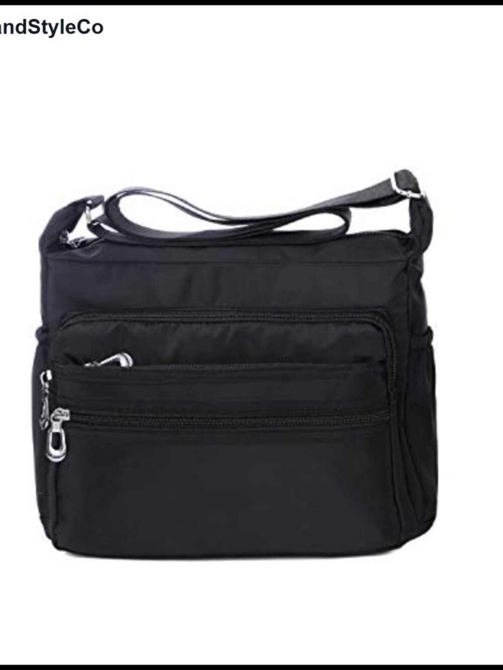 Waterproof Nylon Crossbody Bag Women Multi Pocket Travel Purse